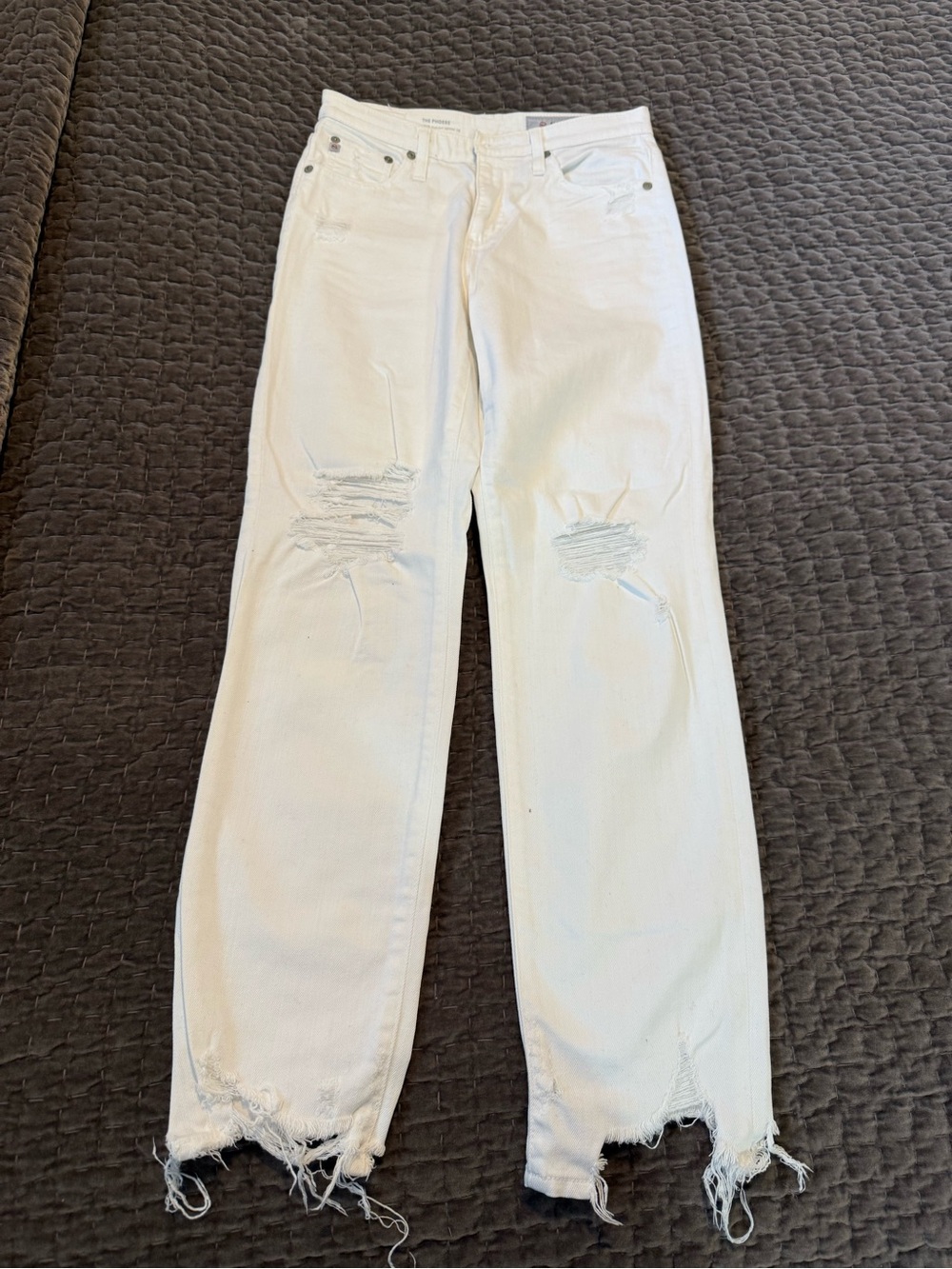 Ag Adriano Goldschmied White Denim Jeans